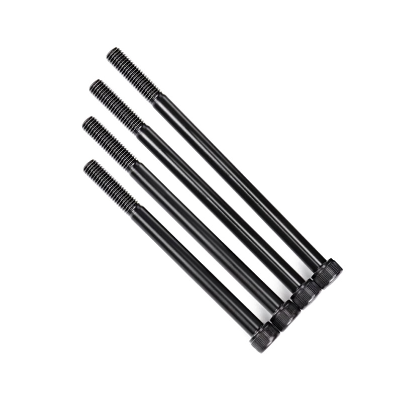 Scriú soicéad heicseagán leath-snáithe dubh