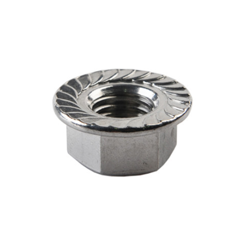 DIN6923 M4 Hex Flange Cnó Frith-duillín Cnónna