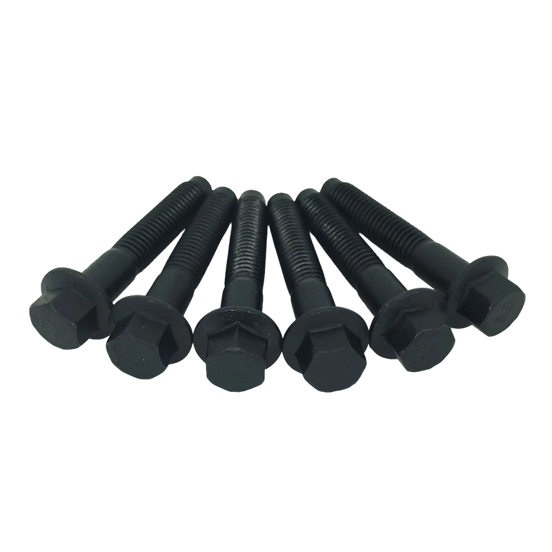 M5*10 Grád 8.8 Cruach Carbóin Boltaí Ceann Heicse flanged