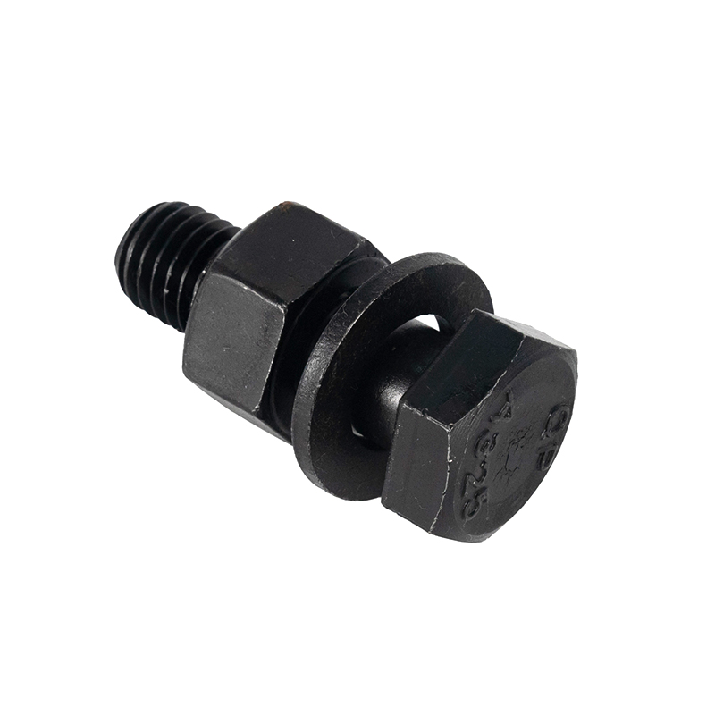 M12*40 Cruach Carbóin Boltaí Ard- Neart Dubh
