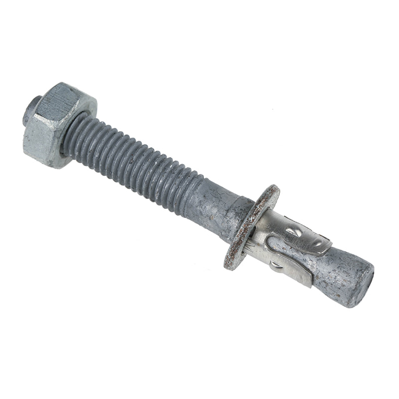 Bolt Ancaire Galvanized Galvanized Hot-Dip Steel ASTM F1554