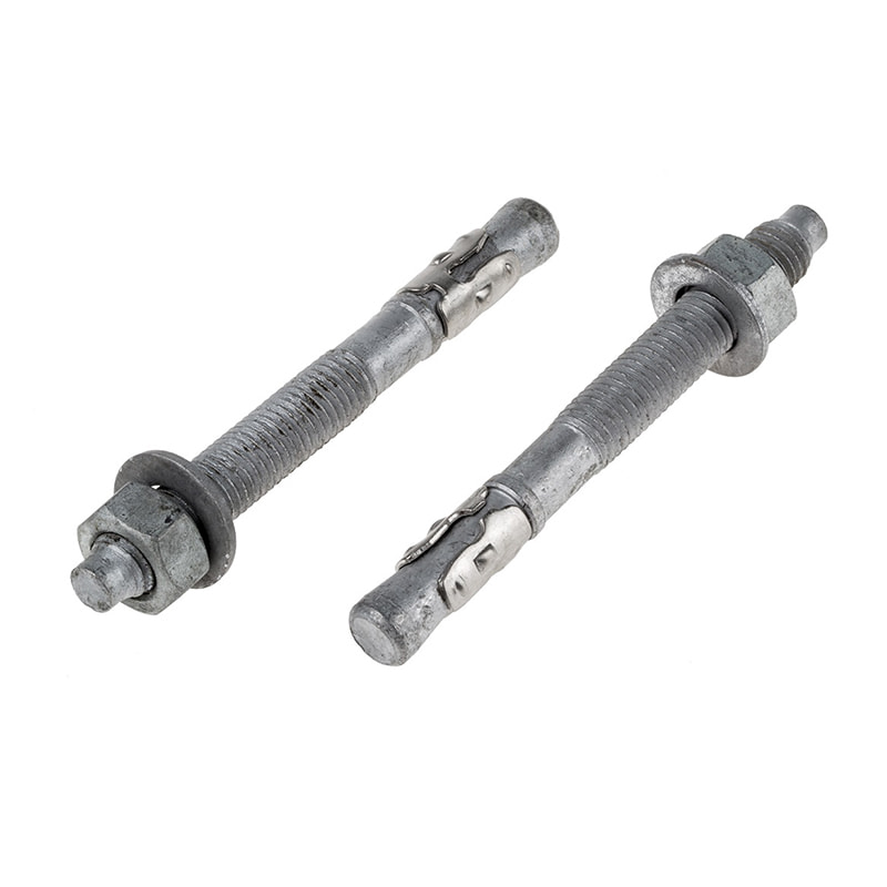 Bolt Ancaire Galvanized Galvanized Hot-Dip Steel ASTM F1554