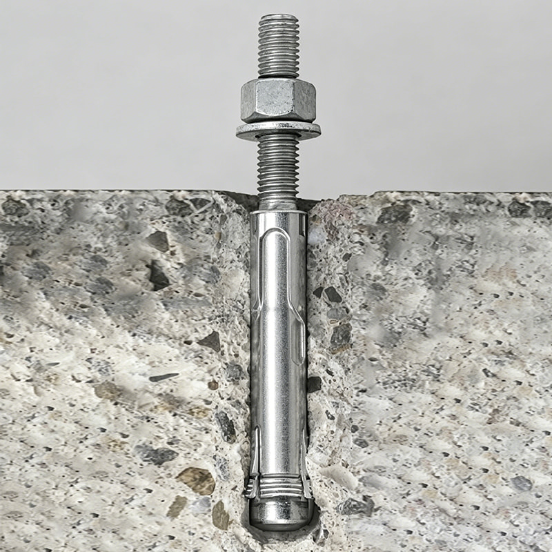 Bolt Ancaire Galvanized Galvanized Hot-Dip Steel ASTM F1554
